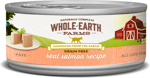 Whole Earth Farms Grain Free Real Salmon Recipe (Pate)
